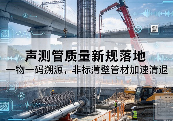 南郑声测管质量新规落地，一物一码溯源，非标薄壁管材加速清退