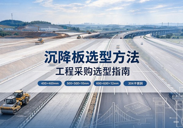 南郑沉降板选择方法